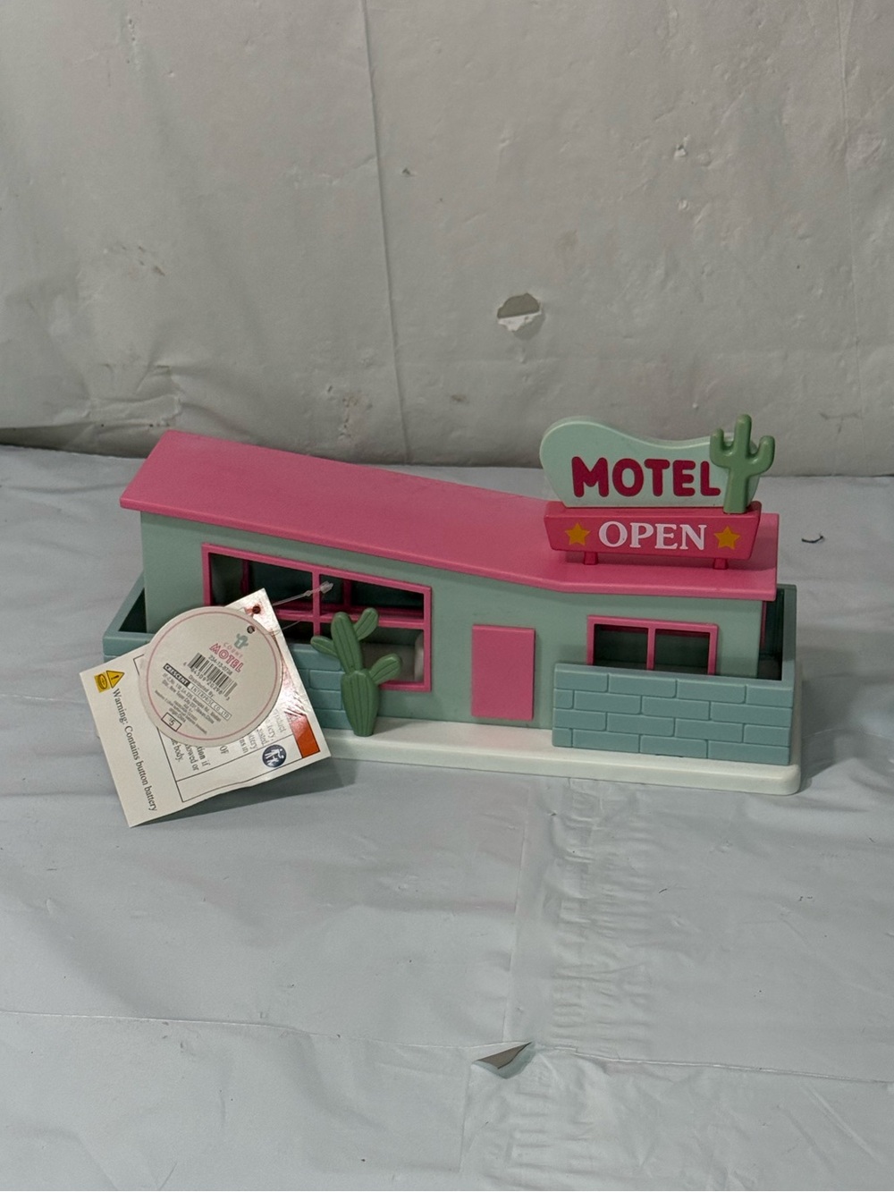 Target Bullseye 2024 Summer Theme Lighted Pink Motel Decor